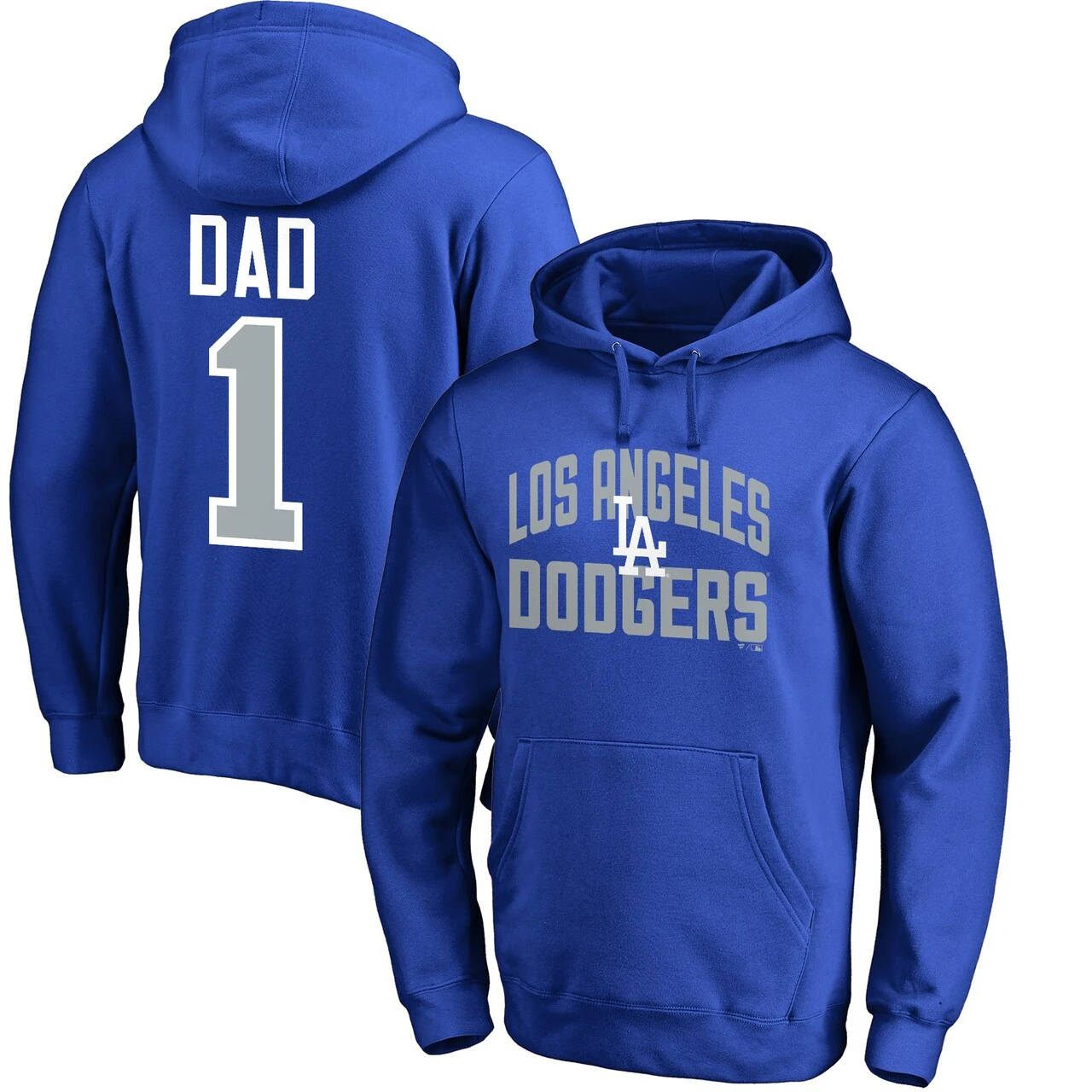 Men's Los Angeles Dodgers Fanatics Branded Royal 2019 Father's Day #1 Dad Pullover Hoodie 1 Men's Los Angeles Dodgers Fanatics Branded Royal 2019 Father's Day #1 Dad Pullover Hoodie
