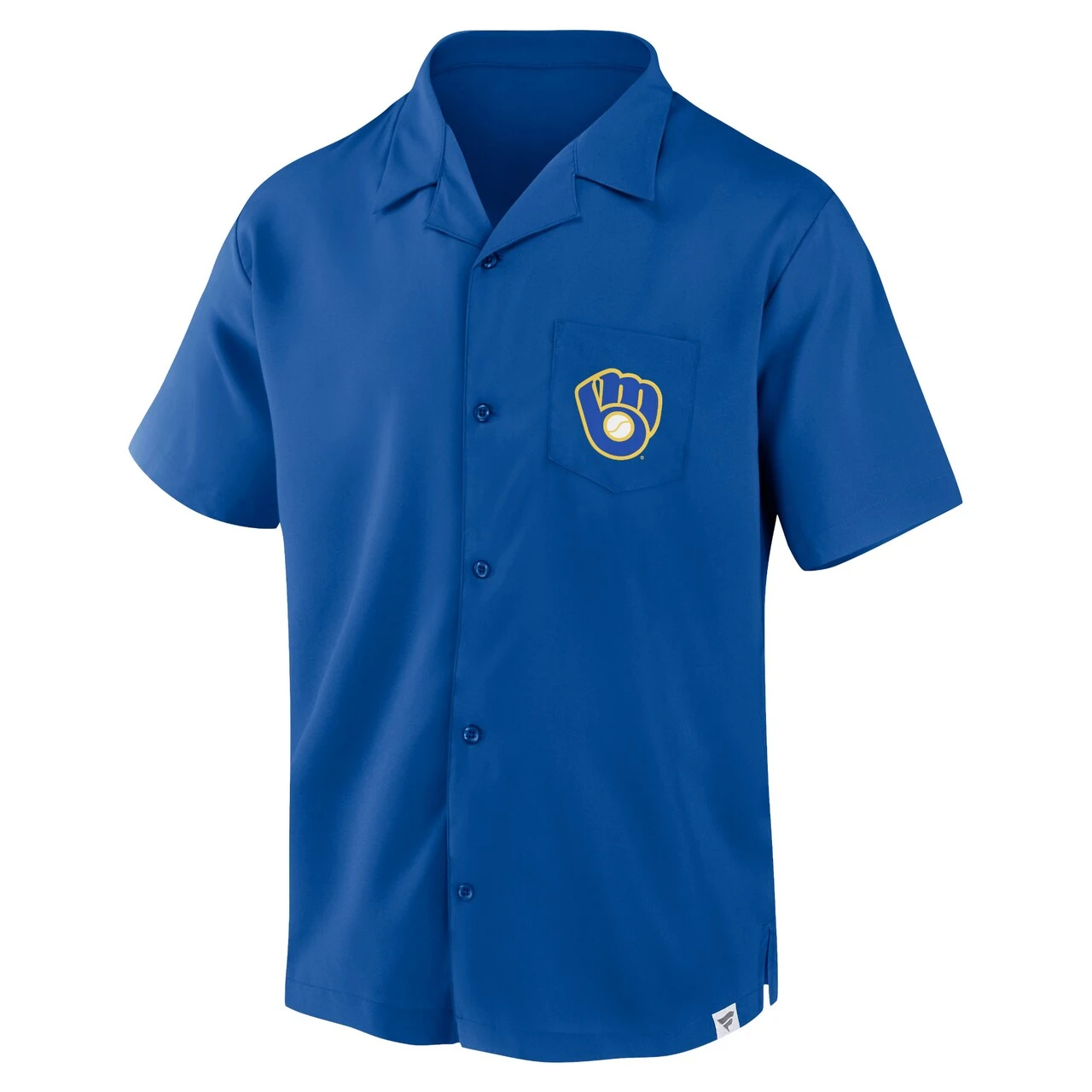 Men's Milwaukee Brewers Fanatics Branded Royal Proven Winner Camp Button-Up Shirt 2 Men's Milwaukee Brewers Fanatics Branded Royal Proven Winner Camp Button-Up Shirt - Image 2