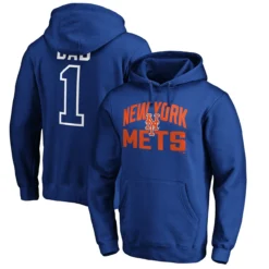 Men's New York Mets Fanatics Branded Royal Father's Day #1 Dad Pullover Hoodie
