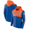 Men's New York Mets Fanatics Branded Royal Walk Off Fleece Full-Zip Hoodie