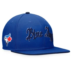 Men's Toronto Blue Jays Fanatics Branded Royal Iconic Old English Snapback Hat