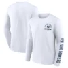 Men's New York Yankees Fanatics Branded White Pressbox Long Sleeve T-Shirt