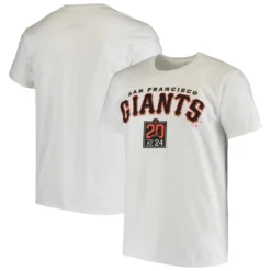 Men's San Francisco Giants Fanatics Branded White Classic 20 At 24 T-Shirt