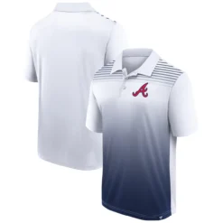 Men's Atlanta Braves Fanatics Branded White/Navy Sandlot Game Polo