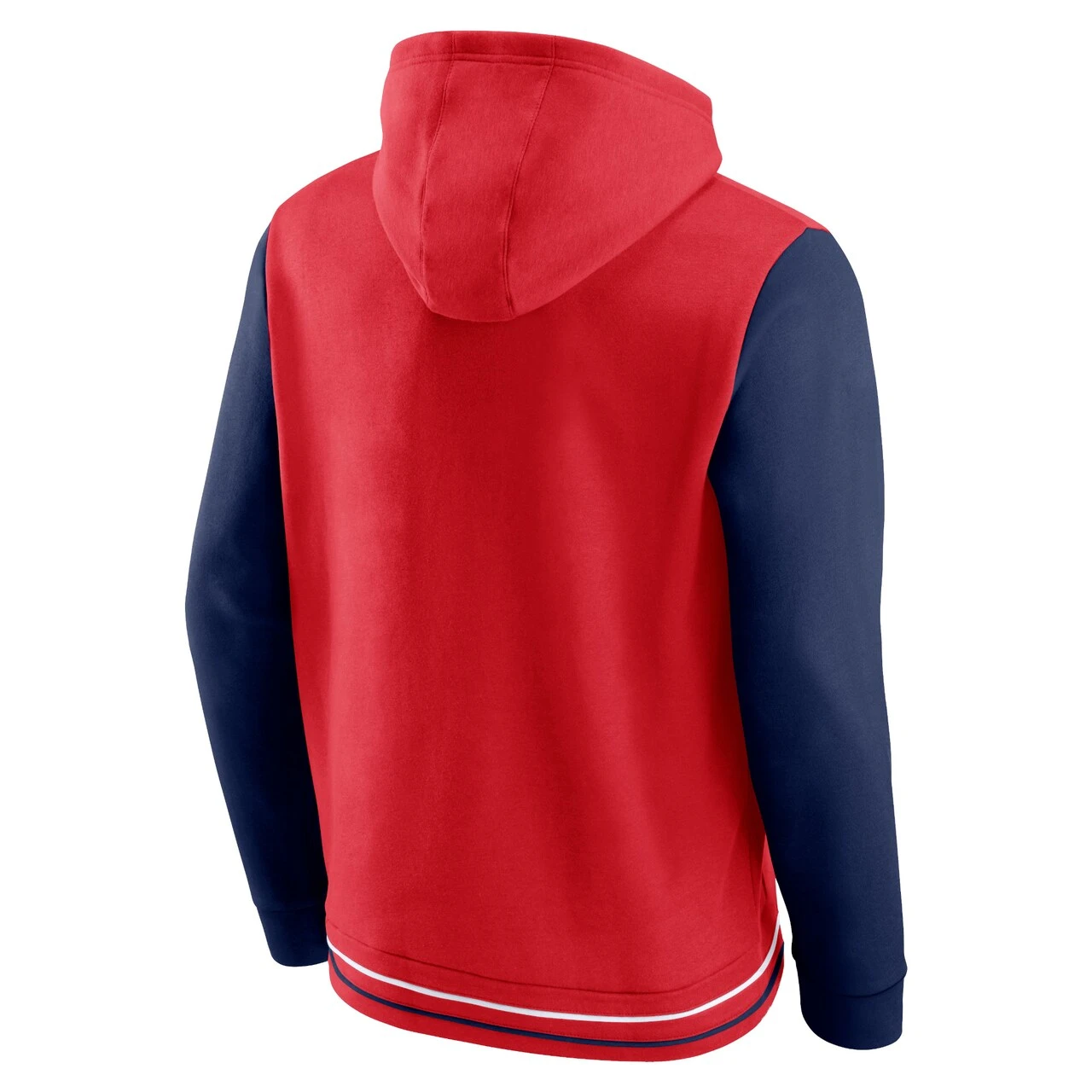 Men's Washington Nationals Fanatics Branded Red/Navy Last Whistle Pullover Hoodie 3 Men's Washington Nationals Fanatics Branded Red/Navy Last Whistle Pullover Hoodie - Image 3