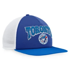 Men's Toronto Blue Jays Fanatics Branded Royal/Powder Blue Heritage Foam Front Trucker Snapback Hat -Fanatics powder blue toronto blue jays heritage foam front trucker snapback hat ss5 p 4906743pv 3u 18oxxfzhohpzkgn3itkyv kvown4uhuo04f3a9hxtl