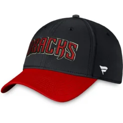 Men's Arizona Diamondbacks Fanatics Branded Black/Red Core Flex Hat