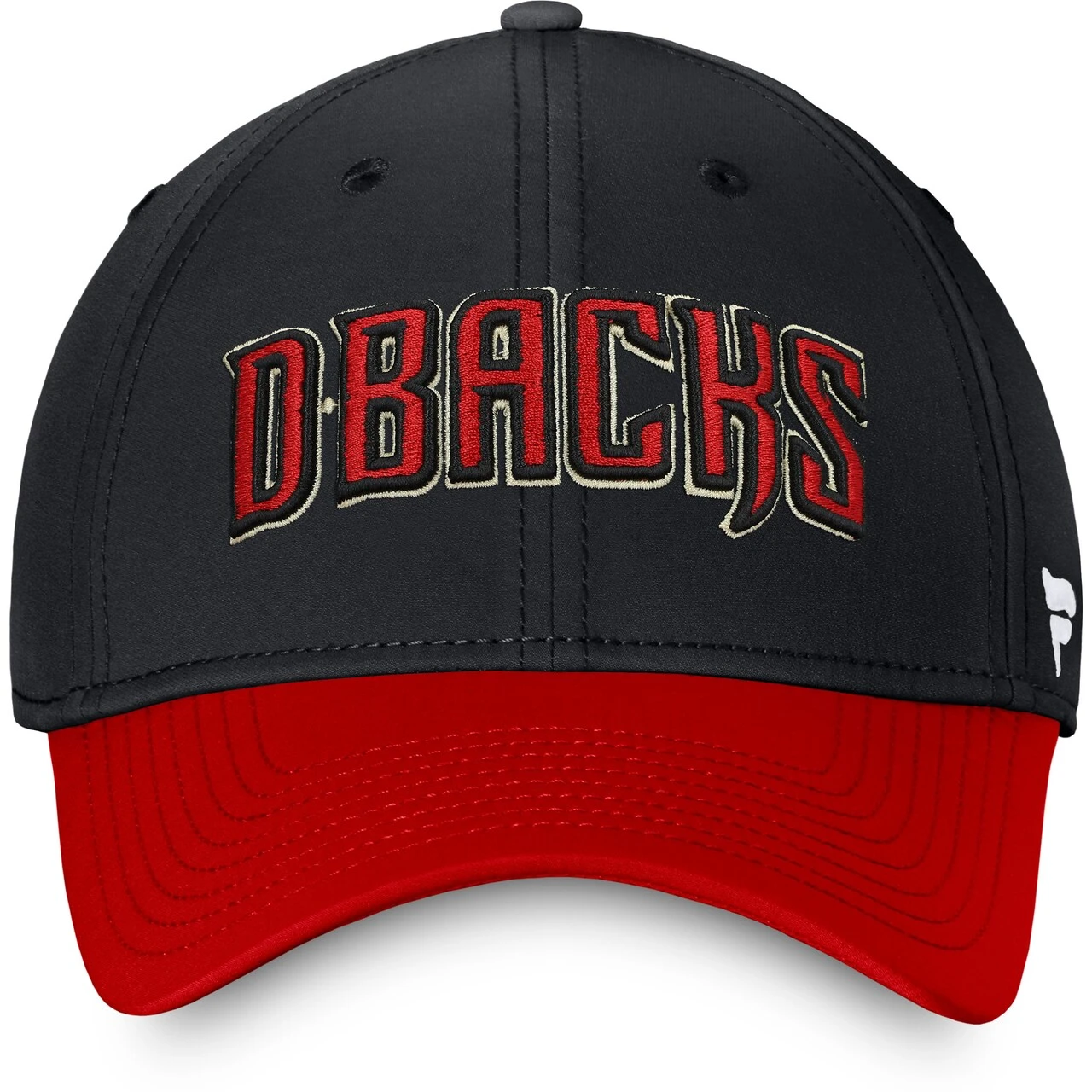 Men's Arizona Diamondbacks Fanatics Branded Black/Red Core Flex Hat 2 Men's Arizona Diamondbacks Fanatics Branded Black/Red Core Flex Hat - Image 2