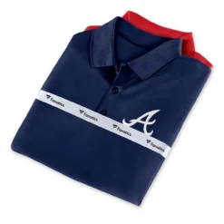 Men's Atlanta Braves Fanatics Branded Navy/Red Polo Combo Set