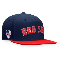 Men's Boston Red Sox Fanatics Branded Navy/Red Fundamental Two-Tone Fitted Hat