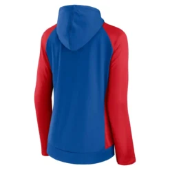 Women's Chicago Cubs Fanatics Branded Iconic Raglan Full-Zip Hoodie - Royal/Red -Fanatics red chicago cubs iconic raglan full zip hoodie pi4513000 altimages ff 4513935 ec0e873c209b1e8a09b6alt3 full