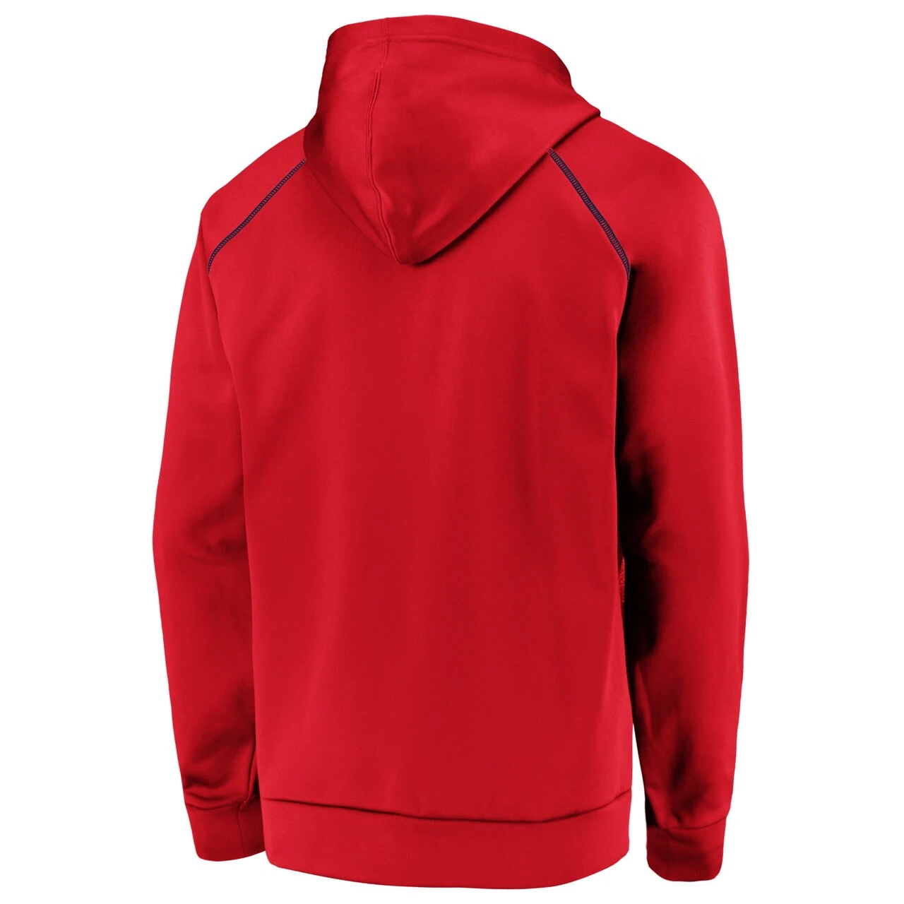 Men's Washington Nationals Fanatics Branded Charcoal/Red Game Day Ready Raglan Pullover Hoodie 3 Men's Washington Nationals Fanatics Branded Charcoal/Red Game Day Ready Raglan Pullover Hoodie - Image 3