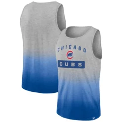 Men's Chicago Cubs Fanatics Branded Gray/Royal Our Year Tank Top