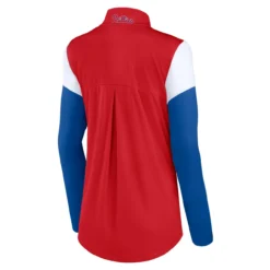 Women's Philadelphia Phillies Fanatics Branded Red/Royal Authentic Fleece Quarter-Zip Jacket -Fanatics royal philadelphia phillies authentic fleece quarter zip jacket pi4132000 altimages ff 4132877 37187b91612789d389d3alt3 full