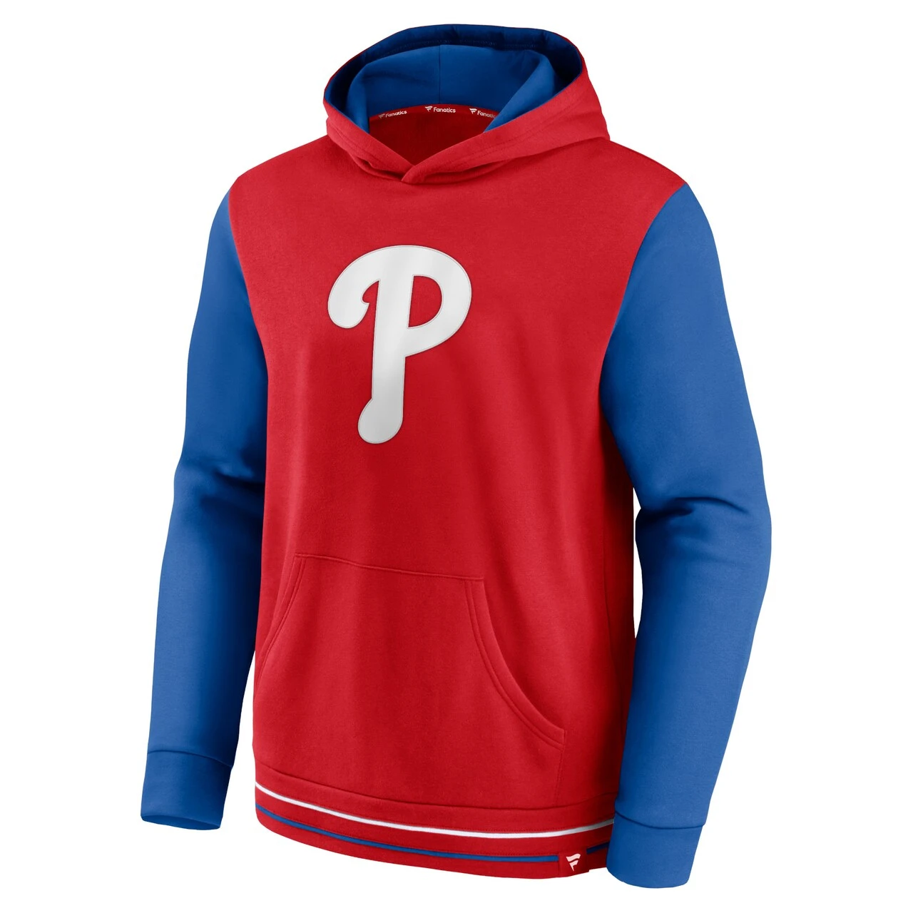 Men's Philadelphia Phillies Fanatics Branded Red/Royal Last Whistle Pullover Hoodie 2 Men's Philadelphia Phillies Fanatics Branded Red/Royal Last Whistle Pullover Hoodie - Image 2