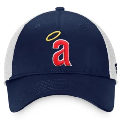 Fanatics -Fanatics white california angels cooperstown collection core trucker snapback hat pi4371000 altimages ff 4371988 af3032b77114d77d7320alt2 full