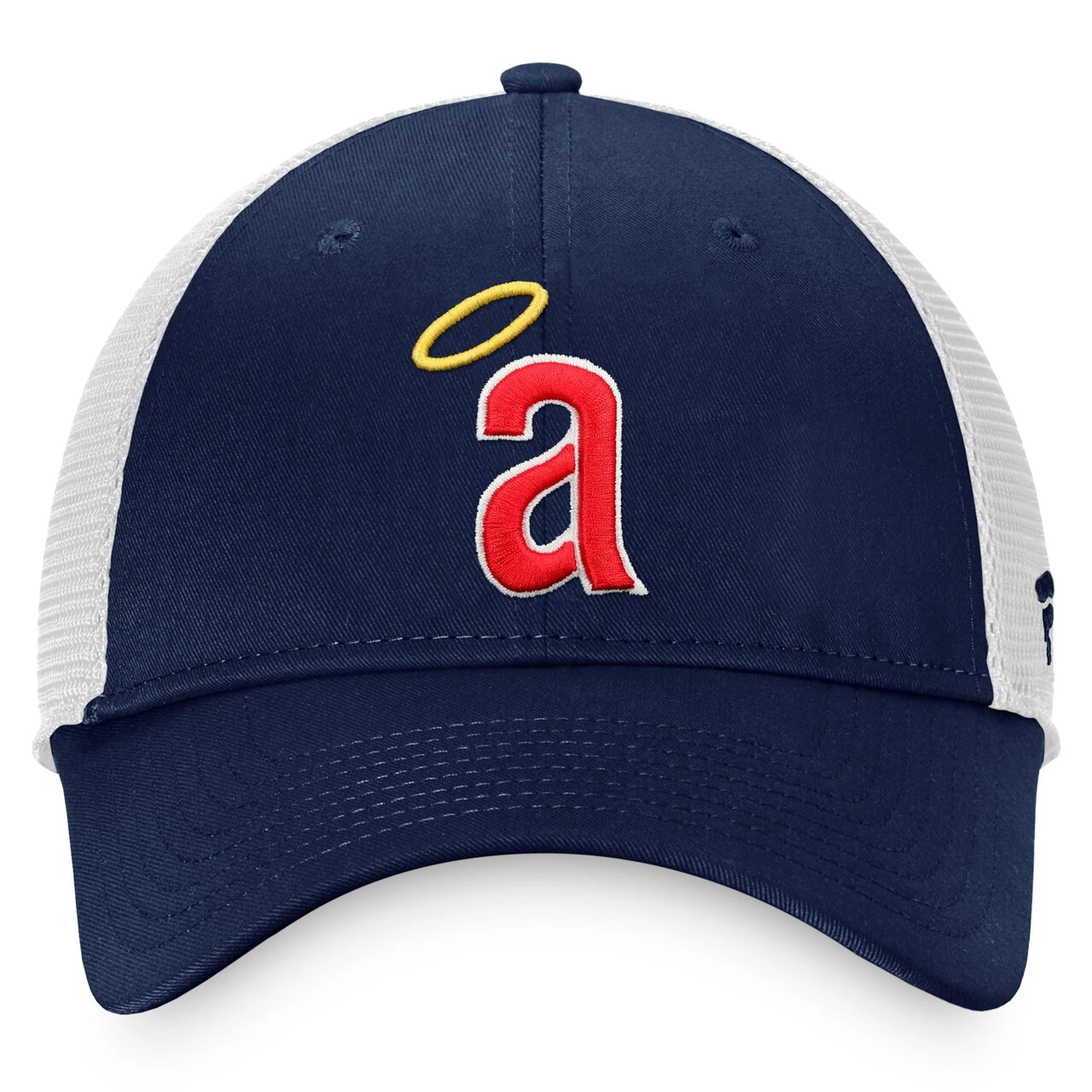 Men's California Angels Fanatics Branded Navy/White Cooperstown Collection Core Trucker Snapback Hat 2 Men's California Angels Fanatics Branded Navy/White Cooperstown Collection Core Trucker Snapback Hat - Image 2