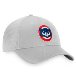 Men's Chicago Cubs Fanatics Branded Gray/White Cooperstown Collection Core Trucker Snapback Hat -Fanatics white chicago cubs cooperstown collection core trucker snapback hat ss5 p 4906638pv 3u g15ofnzdsxwn1rl3izhkv nlar3wetuhylnzgiom7m