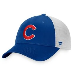 Men's Chicago Cubs Fanatics Branded Royal/White Core Structured Trucker Snapback Hat