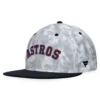 Men's Houston Astros Fanatics Branded Black/White Smoke Dye Fitted Hat