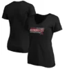 Women's Arizona Diamondbacks Fanatics Branded Black Mascot In Bounds V-Neck T-Shirt