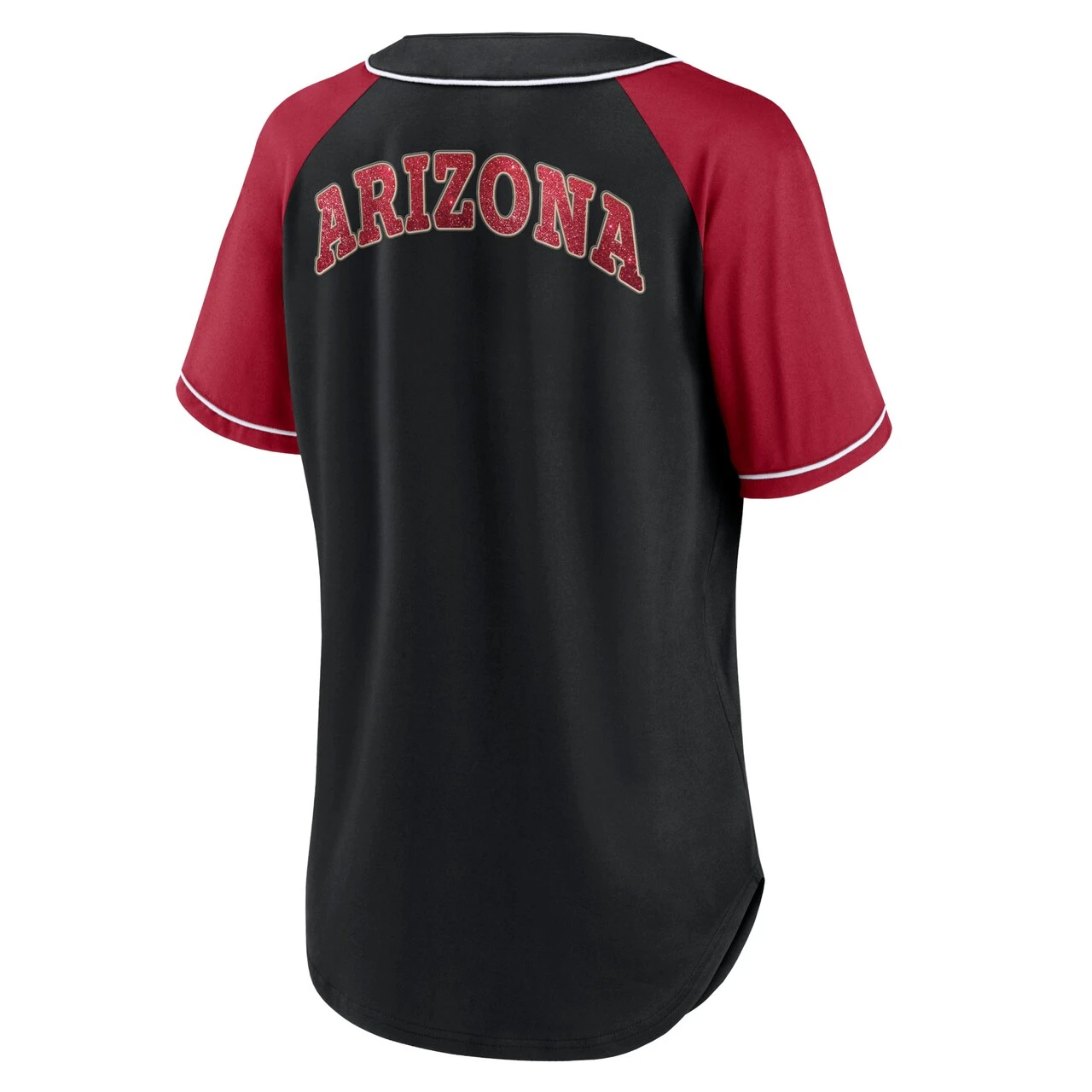 Women's Arizona Diamondbacks Fanatics Branded Black Ultimate Style Raglan V-Neck T-Shirt 3 Women's Arizona Diamondbacks Fanatics Branded Black Ultimate Style Raglan V-Neck T-Shirt - Image 3