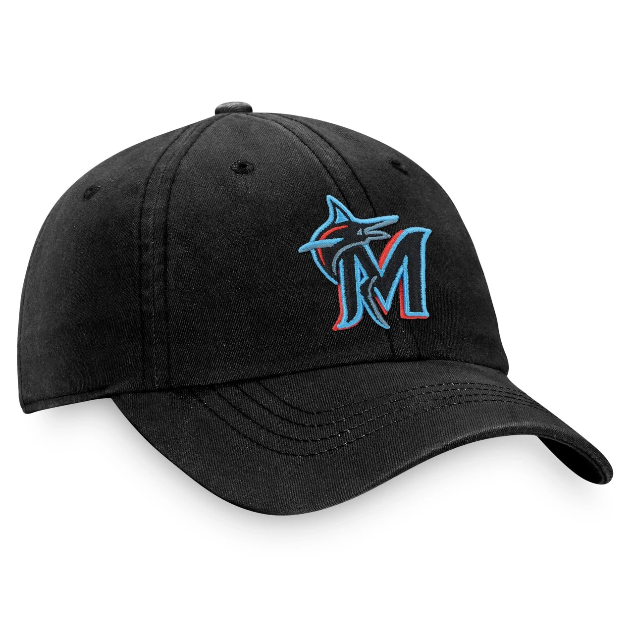 Women's Miami Marlins Fanatics Branded Black Team Core Adjustable Hat 3 Women's Miami Marlins Fanatics Branded Black Team Core Adjustable Hat - Image 3