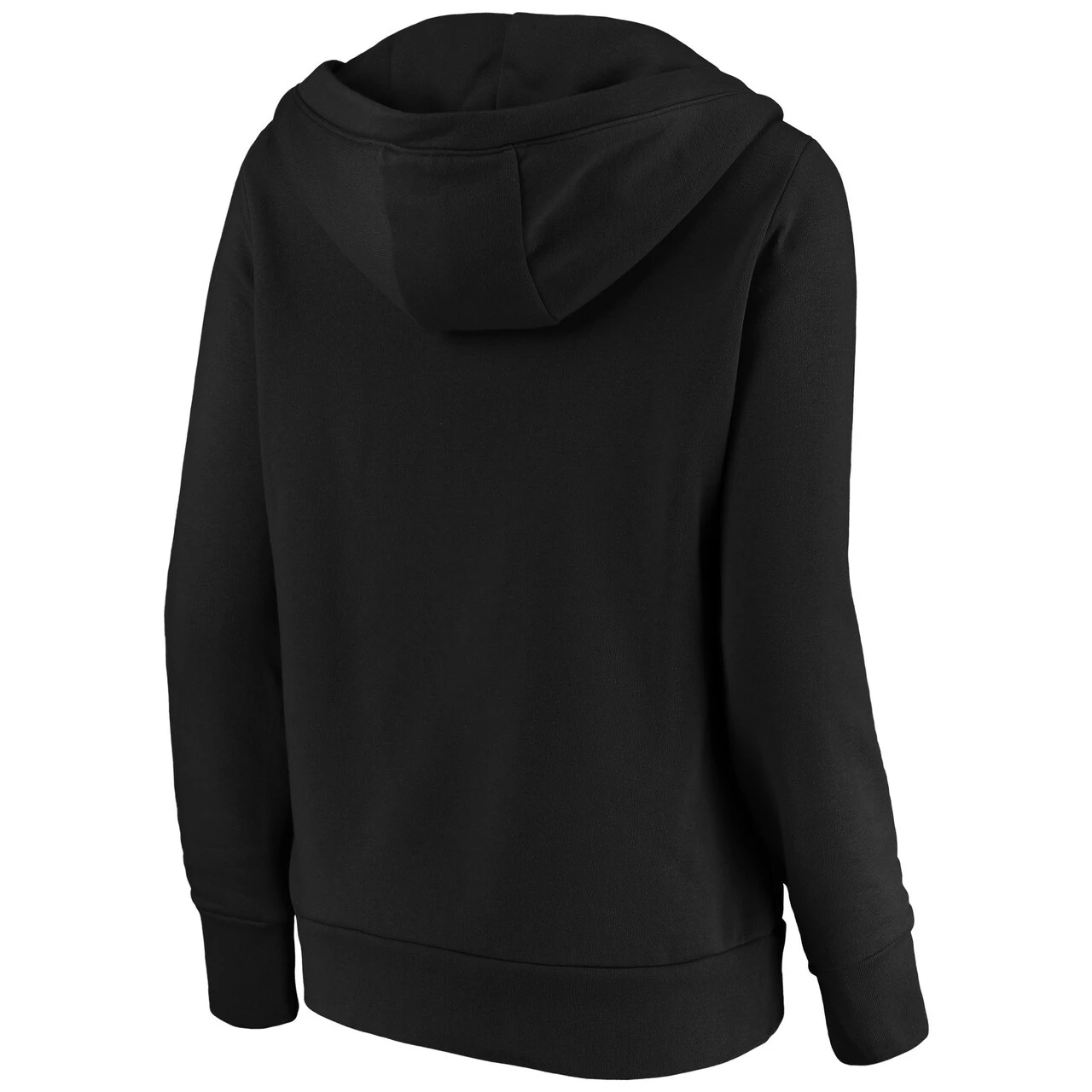 Women's San Francisco Giants Fanatics Branded Black Official Logo Crossover V-Neck Pullover Hoodie 3 Women's San Francisco Giants Fanatics Branded Black Official Logo Crossover V-Neck Pullover Hoodie - Image 3