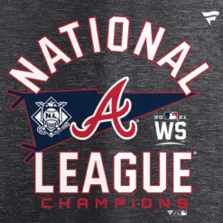 Women's Atlanta Braves Fanatics Branded Heathered Charcoal 2021 National League Champions Locker Room Plus Size V-Neck T-Shirt -Fanatics womens fanatics branded heathered charcoal atlanta braves 2021 national league champions locker room plus size v neck t shirt pi4492000 altimages ff 4492084 289493559a08561dce46alt4 full