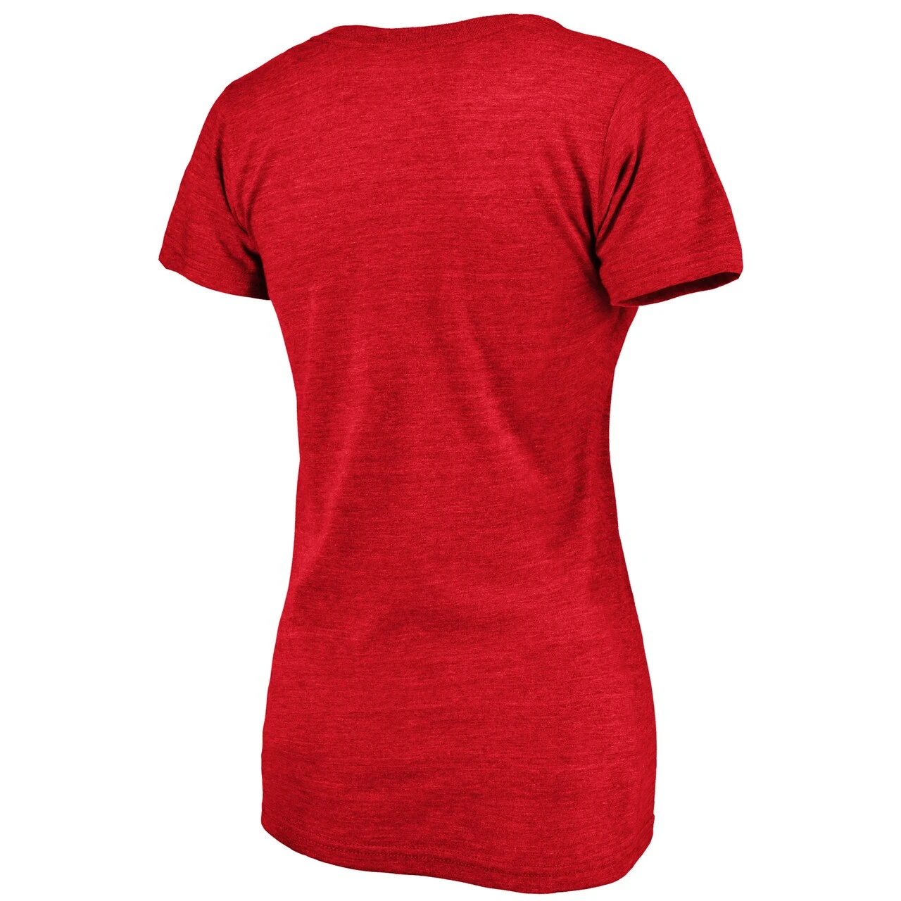 Women's Cincinnati Reds Fanatics Branded Heathered Red Core Weathered Tri-Blend V-Neck T-Shirt 3 Women's Cincinnati Reds Fanatics Branded Heathered Red Core Weathered Tri-Blend V-Neck T-Shirt - Image 3