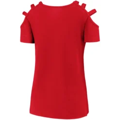 Women's St. Louis Cardinals Fanatics Branded Red Three Strap Open Shoulder T-Shirt -Fanatics womens fanatics branded red st louis cardinals three strap open shoulder t shirt pi3648000 altimages ff 3648282 73d3a1e04d5df5a9edc1alt3 full