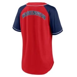 Women's Washington Nationals Fanatics Branded Red Ultimate Style Raglan V-Neck T-Shirt -Fanatics womens fanatics branded red washington nationals ultimate style raglan v neck t shirt pi4915000 altimages ff 4915633 125045462cd61becd975alt3 full