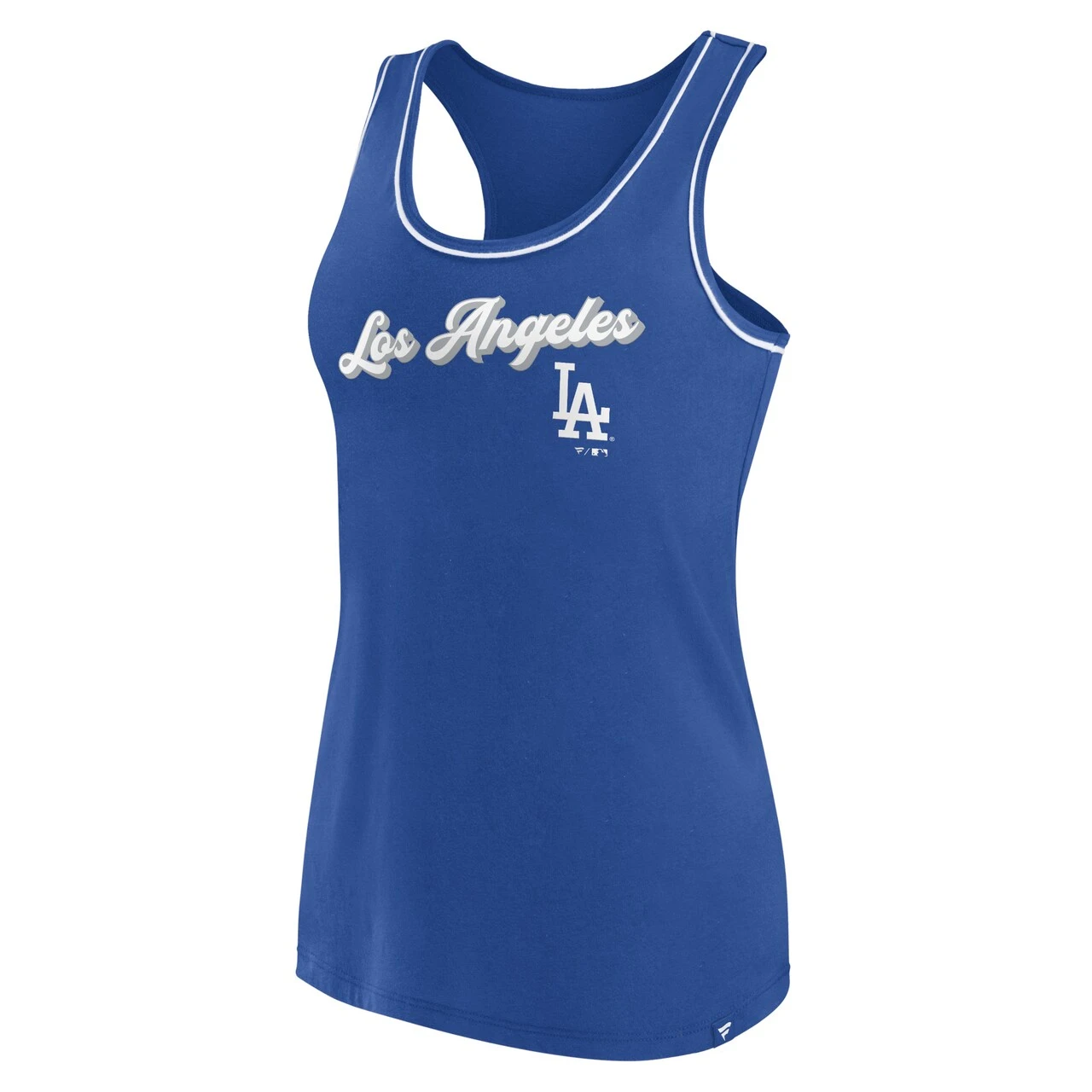 Men's Los Angeles Dodgers Fanatics Branded Royal Wordmark Logo Racerback Tank Top 2 Men's Los Angeles Dodgers Fanatics Branded Royal Wordmark Logo Racerback Tank Top - Image 2