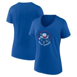 Women's Texas Rangers Fanatics Branded Royal Hometown Pride V-Neck T-Shirt