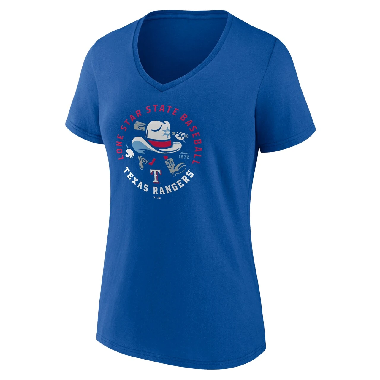 Women's Texas Rangers Fanatics Branded Royal Hometown Pride V-Neck T-Shirt 2 Women's Texas Rangers Fanatics Branded Royal Hometown Pride V-Neck T-Shirt - Image 2