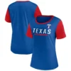 Women's Texas Rangers Fanatics Branded Royal Mound T-Shirt