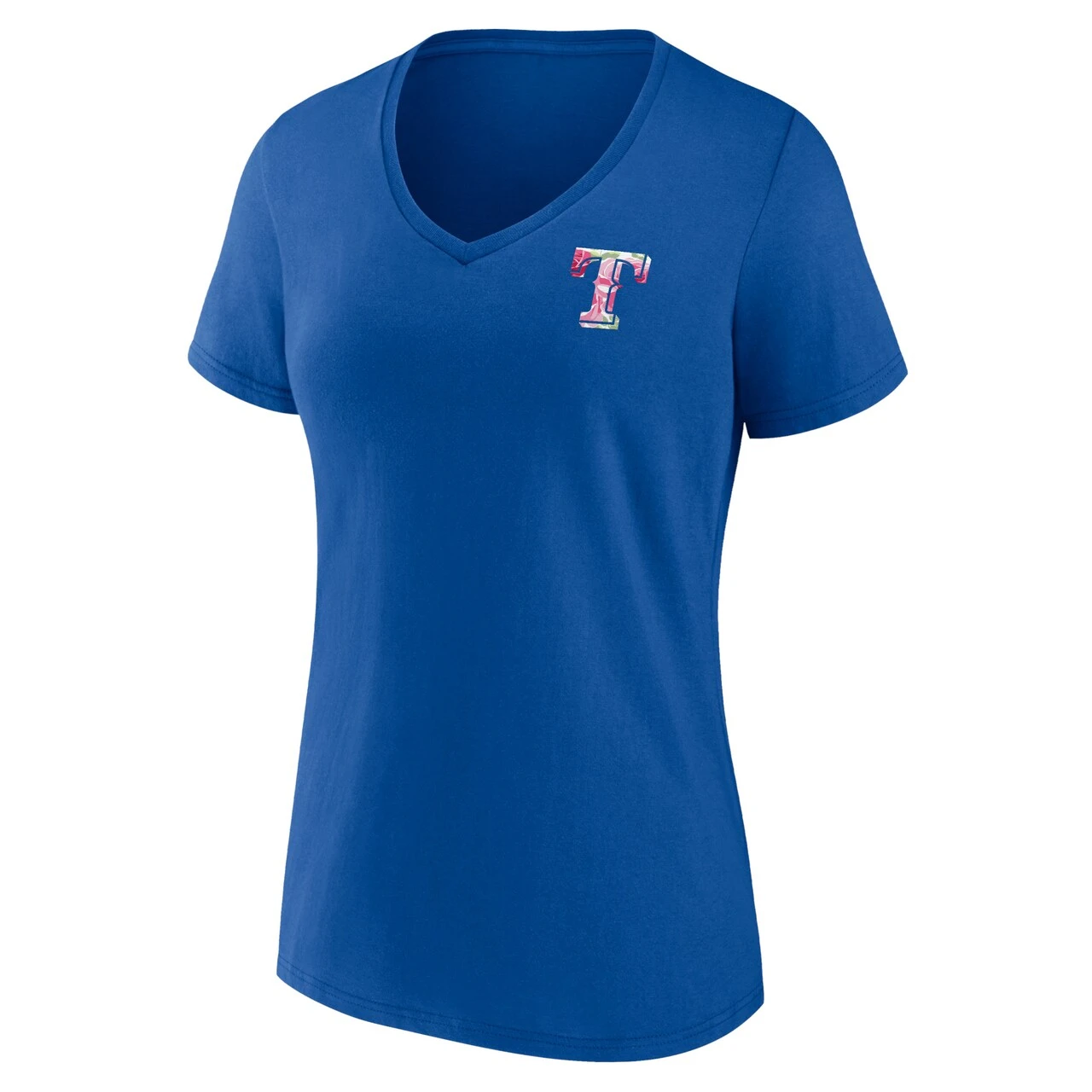 Women's Texas Rangers Fanatics Branded Royal Team Logo Mother's Day V-Neck T-Shirt 2 Women's Texas Rangers Fanatics Branded Royal Team Logo Mother's Day V-Neck T-Shirt - Image 2