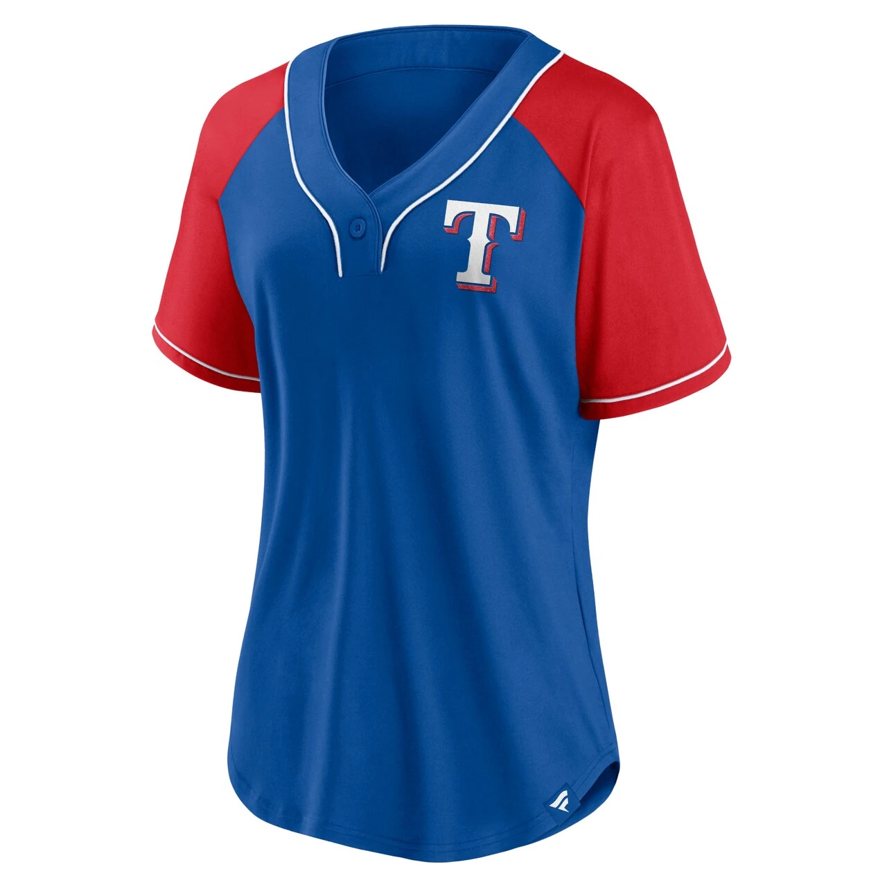 Women's Texas Rangers Fanatics Branded Royal Ultimate Style Raglan V-Neck T-Shirt 2 Women's Texas Rangers Fanatics Branded Royal Ultimate Style Raglan V-Neck T-Shirt - Image 2