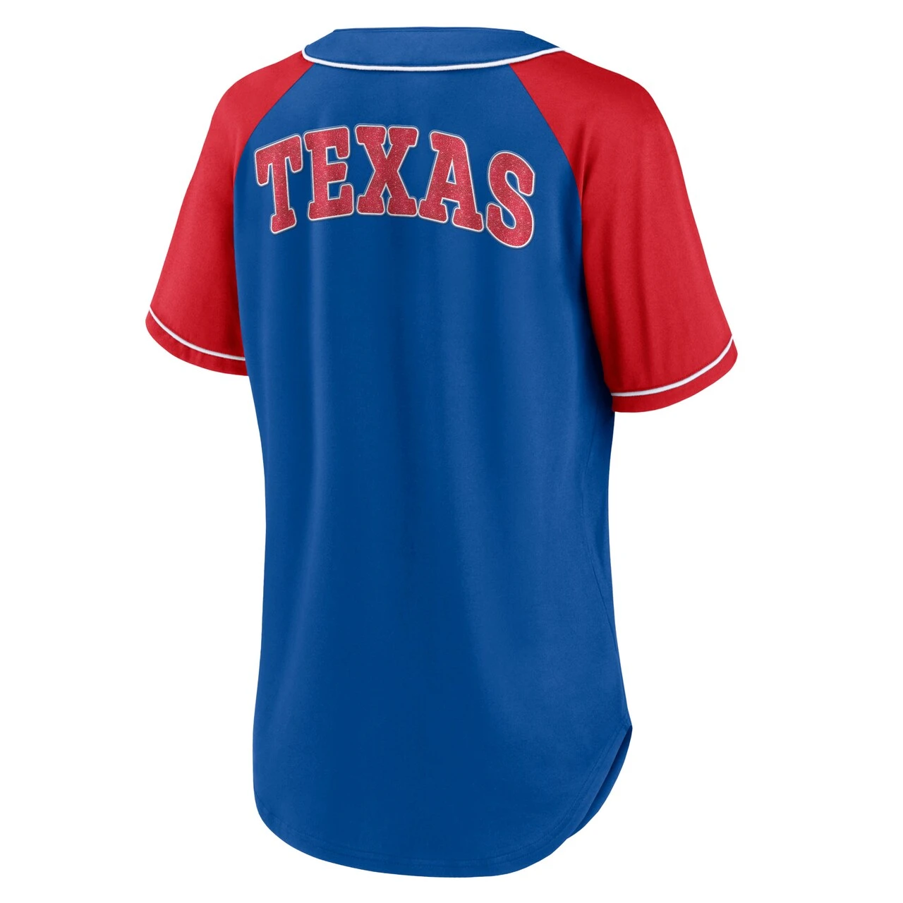 Women's Texas Rangers Fanatics Branded Royal Ultimate Style Raglan V-Neck T-Shirt 3 Women's Texas Rangers Fanatics Branded Royal Ultimate Style Raglan V-Neck T-Shirt - Image 3